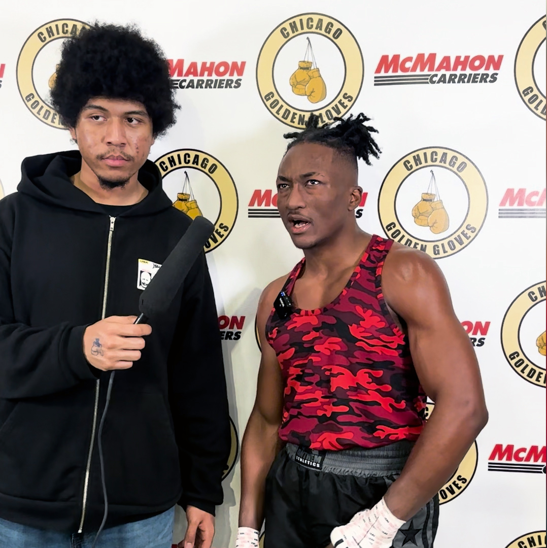 Zachary Carter's post fight interview after his semi-finals win at the 2024 Chicago Golden Gloves