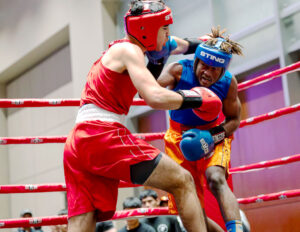 Zachary Carter wins his Semi-Finals boxing match at the Ringside King of the Jungle